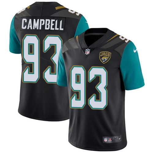 Nike Jacksonville Jaguars #93 Calais Campbell Black Alternate NFL Vapor Untouchable Limited Jersey,We sell and wholesale Nike Jacksonville Jaguars #93 Calais Campbell Black Alternate NFL Vapor Untouchable Limited Jersey on line form chian!